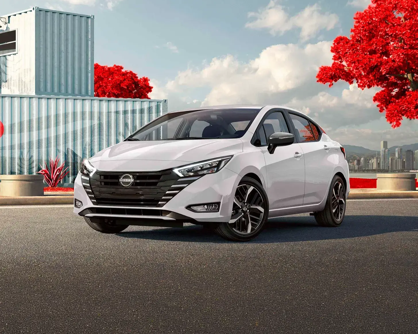 Nissan Versa - visão externa